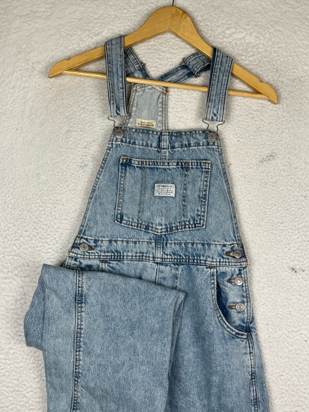 Levi’s blue overalls straight leg